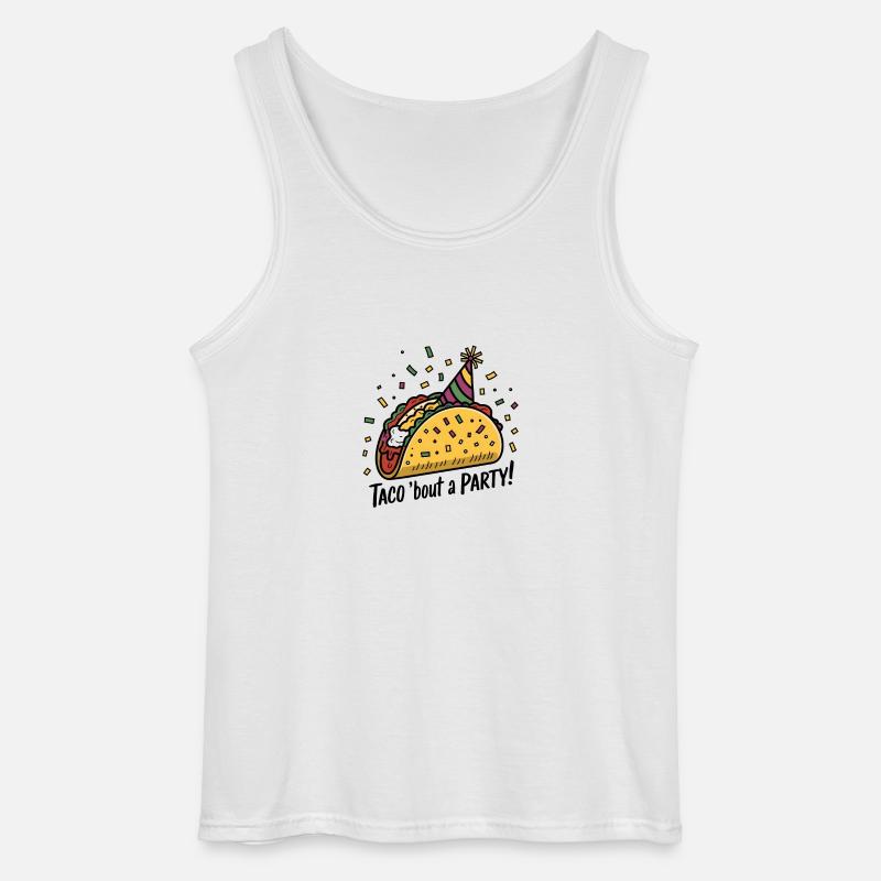 Taco 'bin eine Party! - Gildan Männer Tank Top - Weiß