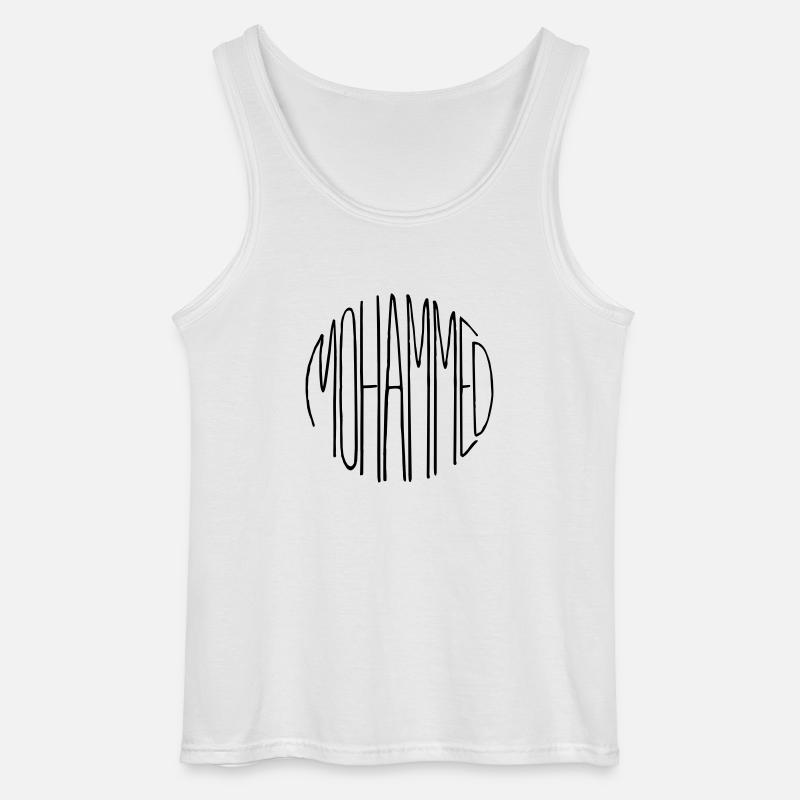 Mohammed - Gildan Männer Tank Top - Weiß