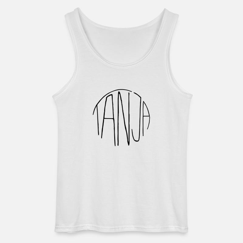 Tanja - Gildan Men’s Tank Top - white