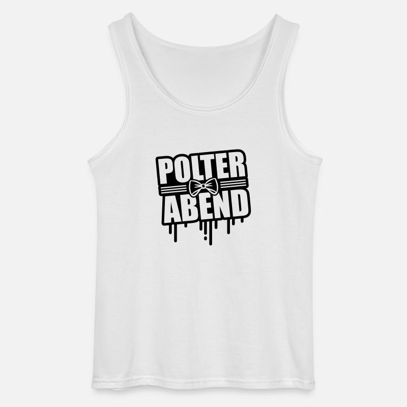 Polterabend Junggesellenabschied - Gildan Männer Tank Top - Weiß