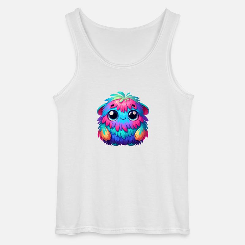 Buntes Tierchen - Gildan Männer Tank Top - Weiß