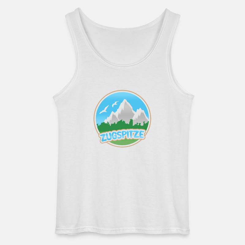 Zugspitze Zugspitze - Gildan Männer Tank Top - Weiß