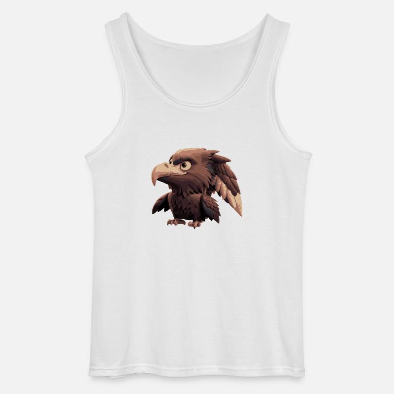 Adler Comic - Gildan Männer Tank Top - Weiß