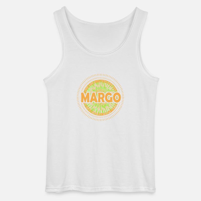 Margo as a gift idea - Gildan Men’s Tank Top - white