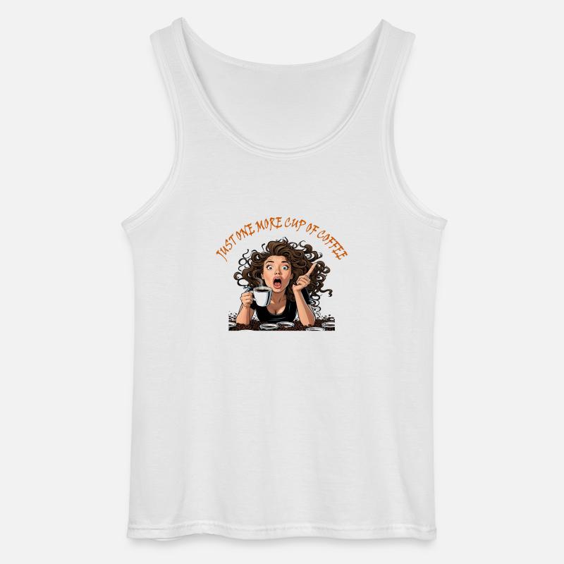Nur eine weitere Tasse Kaffee - Gildan Männer Tank Top - Weiß