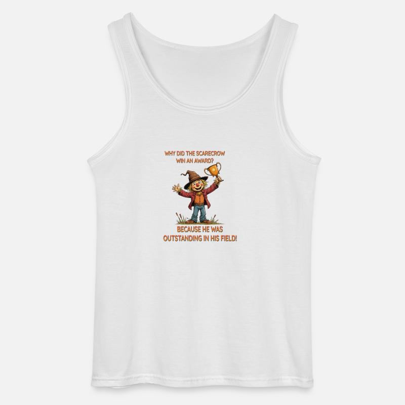 Gewinnende Vogelscheuche - Gildan Männer Tank Top - Weiß