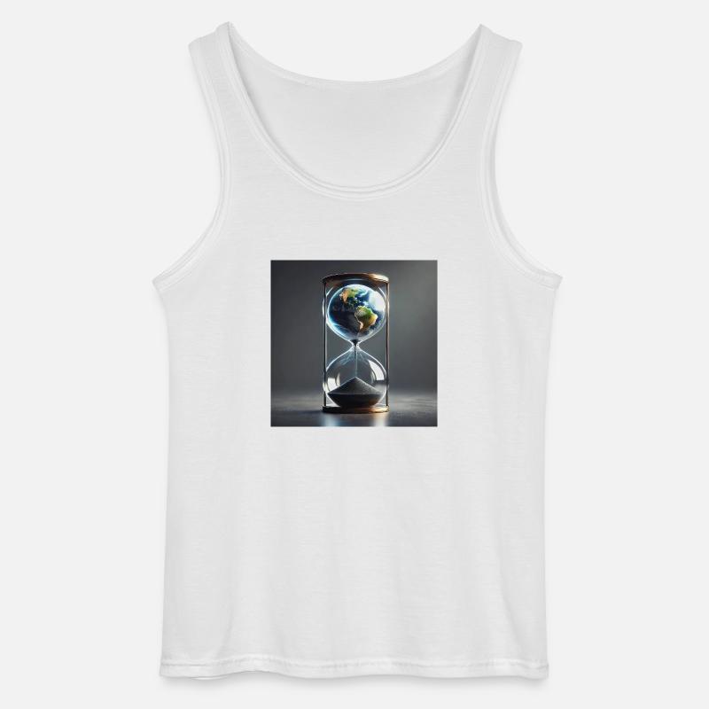 Die Zeit läuft! (C) - Gildan Männer Tank Top - Weiß