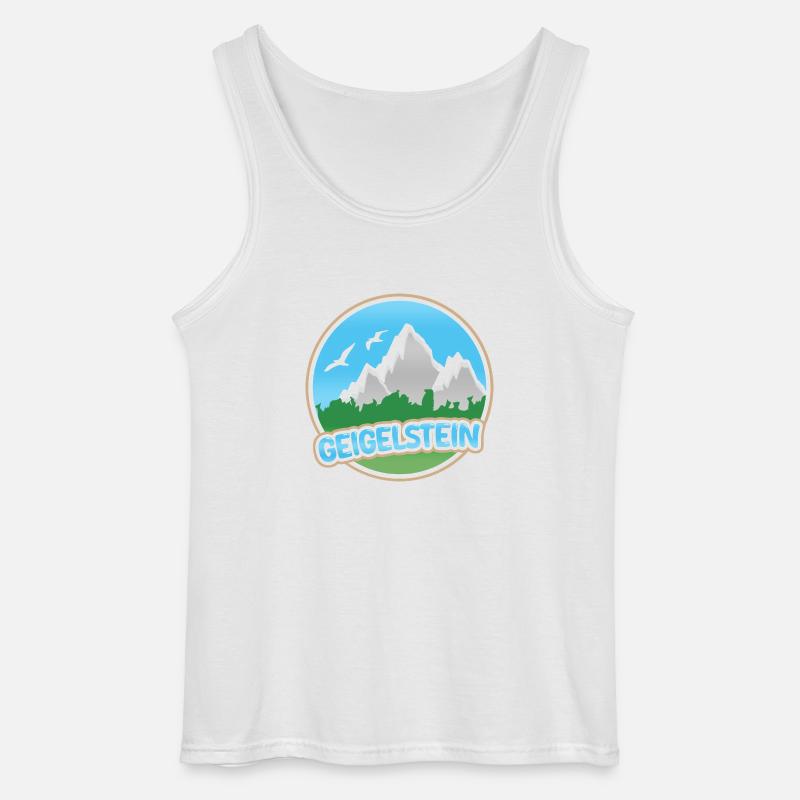 Geigelstein Geigelstein - Gildan Männer Tank Top - Weiß