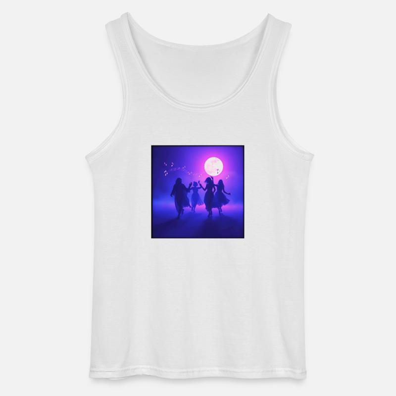 SWS MOONLIGHT DANCE - Gildan Männer Tank Top - Weiß