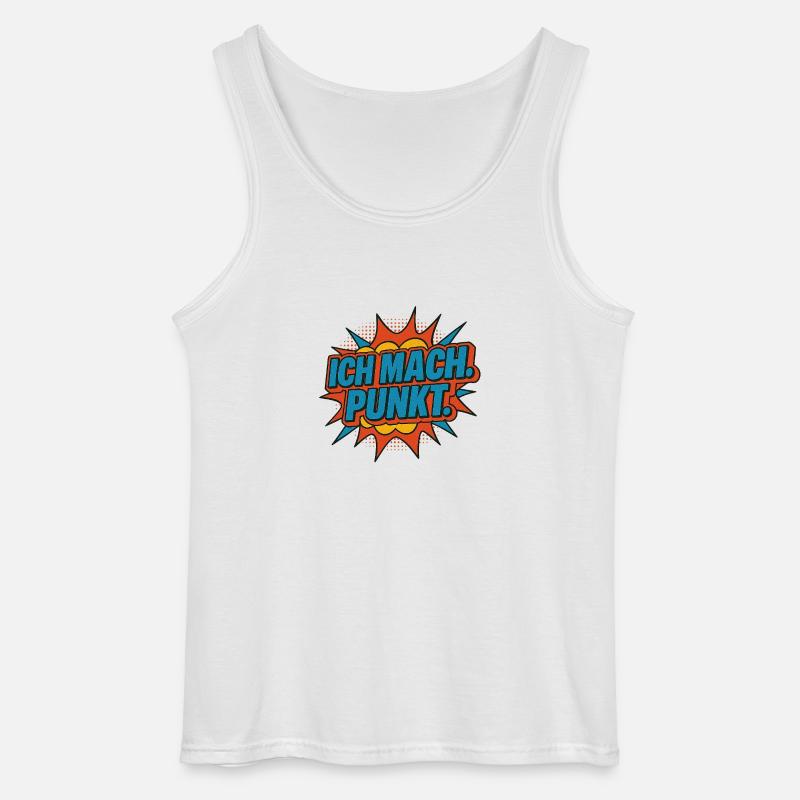 Ich mach Punkt Comic - Gildan Männer Tank Top - Weiß