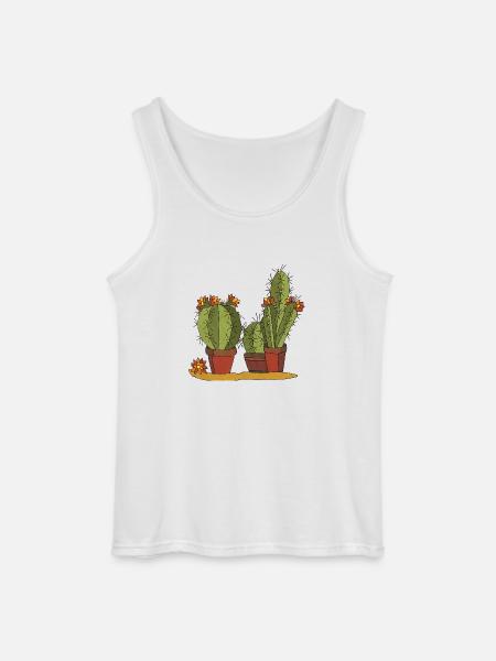 Blumen - Gildan Männer Tank Top - Weiß