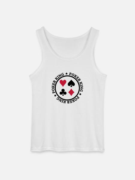 Poker King Design - Gildan Männer Tank Top - Weiß