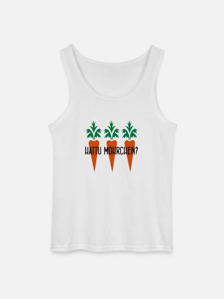 Hattu carrots? - Gildan Men’s Tank Top - white