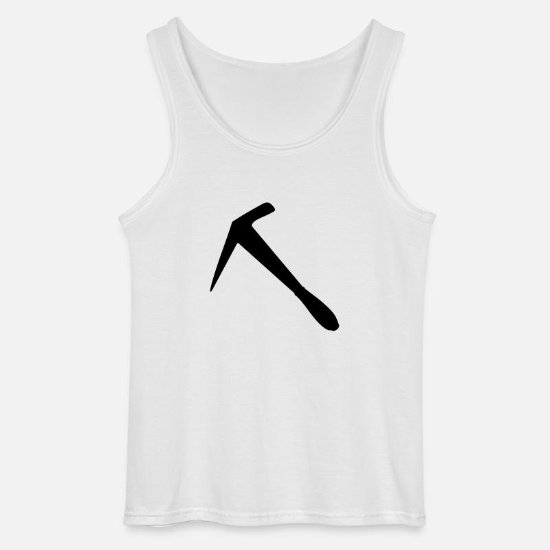 Schieferhammer Dachdecker - Gildan Männer Tank Top - Weiß