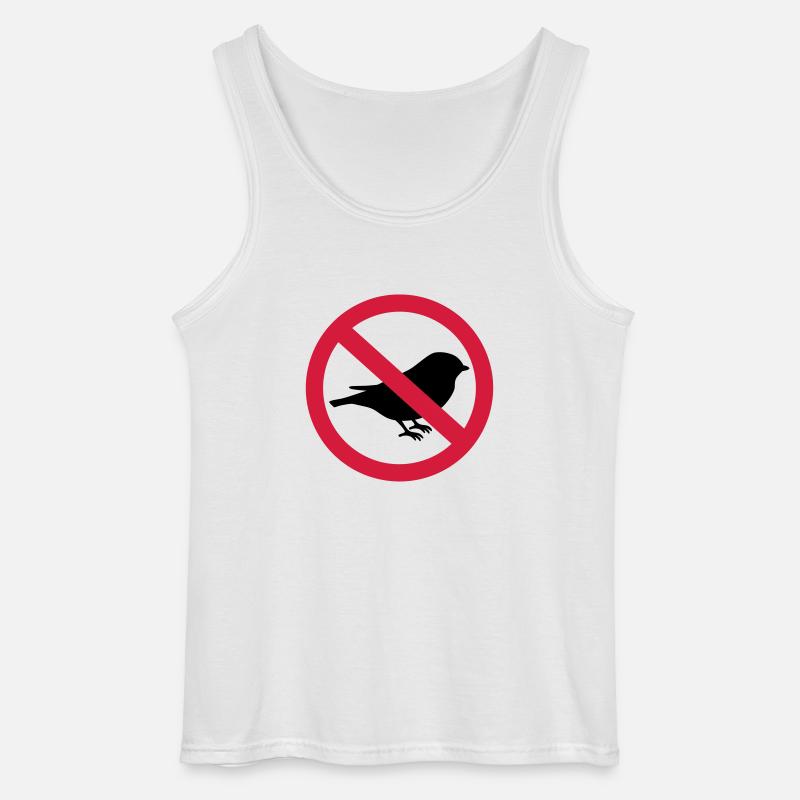 Vogel - Gildan Männer Tank Top - Weiß