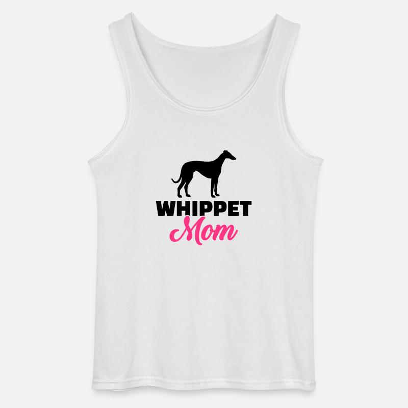 Whippet - Gildan Männer Tank Top - Weiß