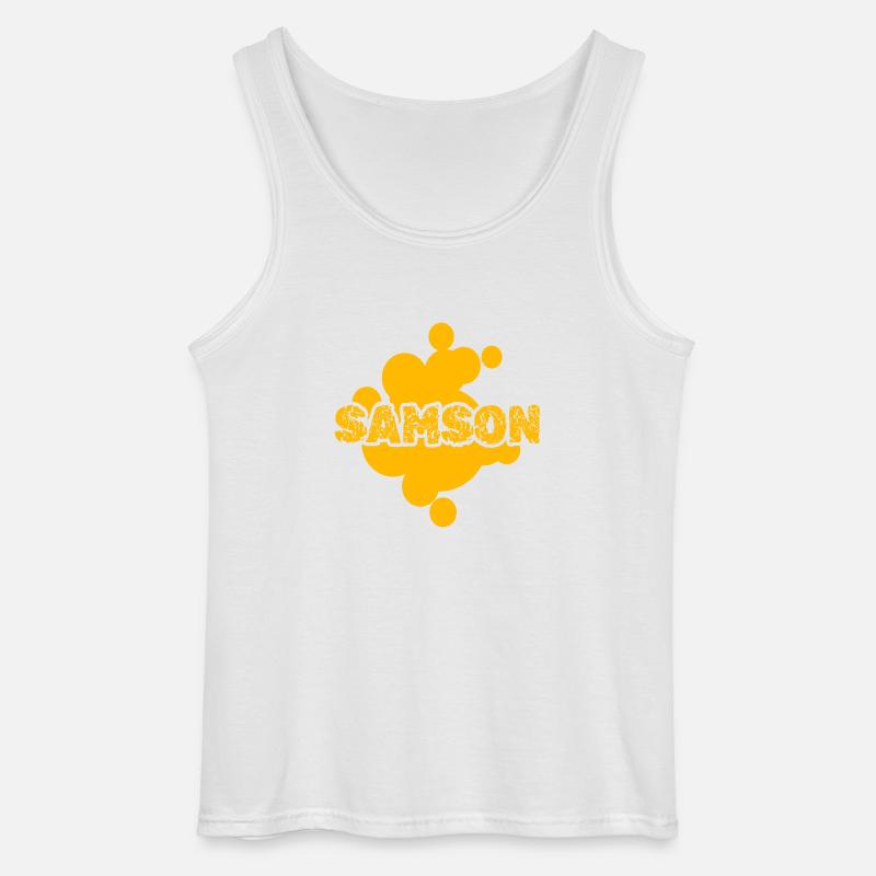 Gift for Samson - Gildan Men’s Tank Top - white