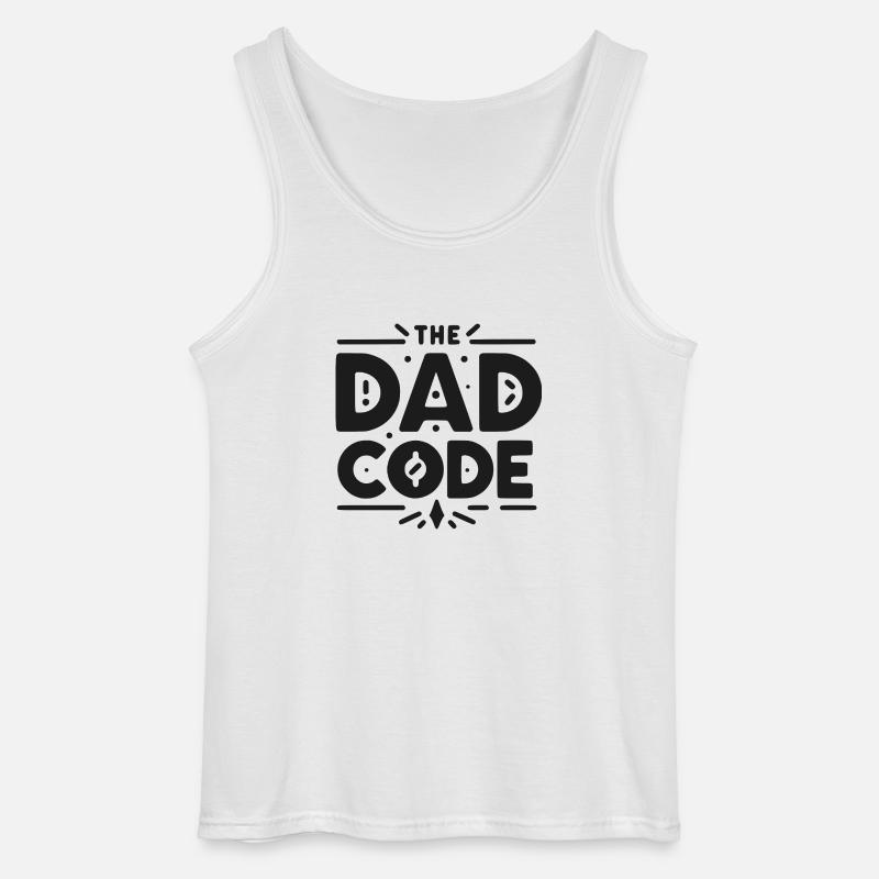 Der Papa-Code - Gildan Männer Tank Top - Weiß