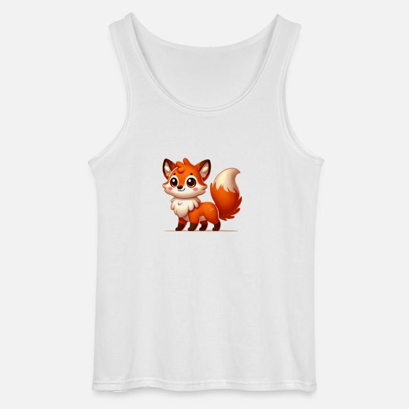 Fox Comic - Gildan Men’s Tank Top - white