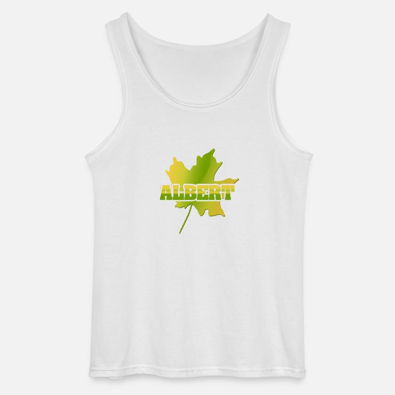 Albert Albert - Gildan Männer Tank Top - Weiß