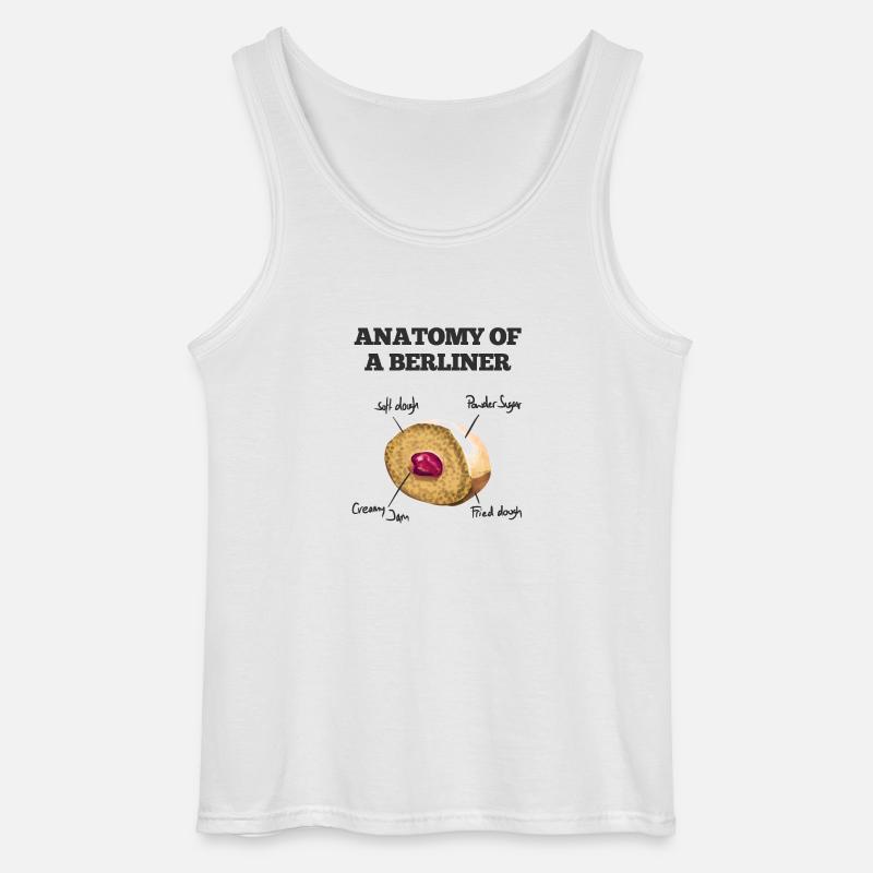 Berliner - Gildan Männer Tank Top - Weiß