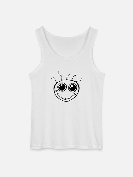 Fantazia Smiley Face - Gildan Männer Tank Top - Weiß