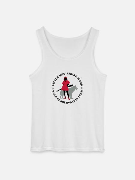 Wolf conservation team - Gildan Men’s Tank Top - white