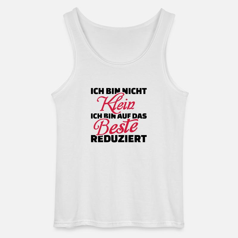 Klein - Gildan Männer Tank Top - Weiß