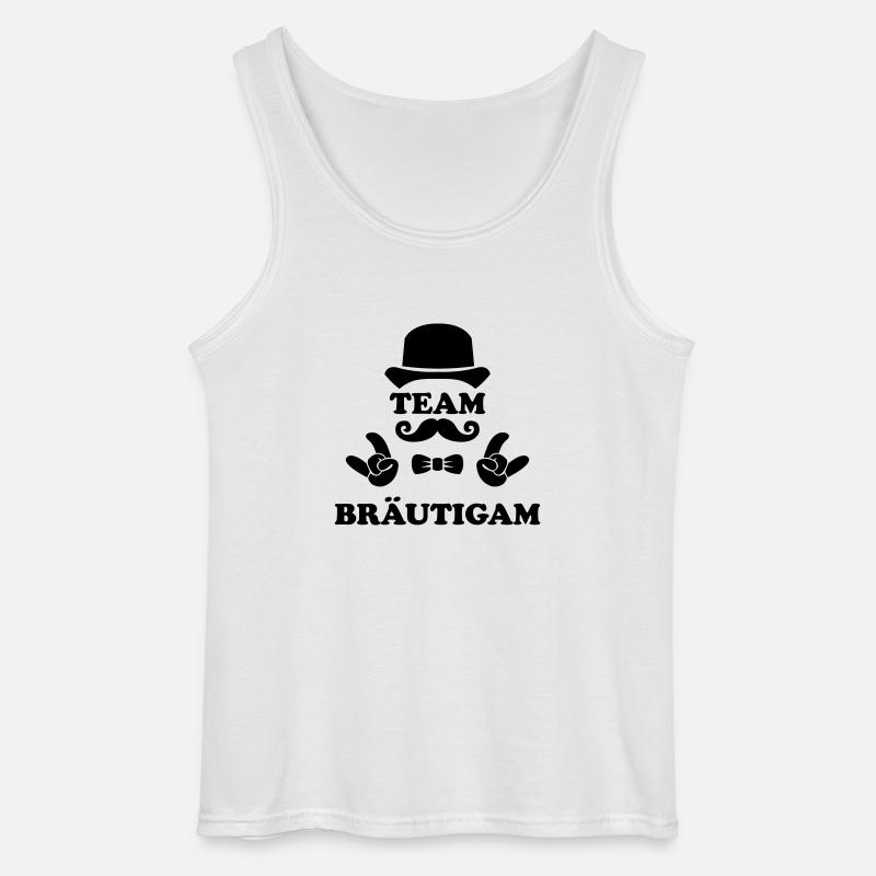 Team Bräutigam - Gildan Männer Tank Top - Weiß