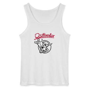 Ost Tiroler Grauvieh komplett - Gildan Männer Tank Top - Weiß - Vorne - AI Model Male 185 dark (185cm)