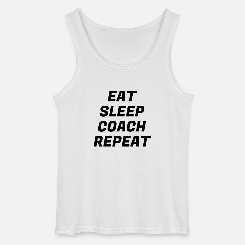 Coach / Coaching / Trainer / Sport - Gildan Männer Tank Top - Weiß
