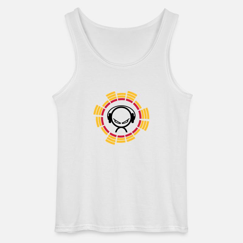 equalizer - Gildan Männer Tank Top - Weiß