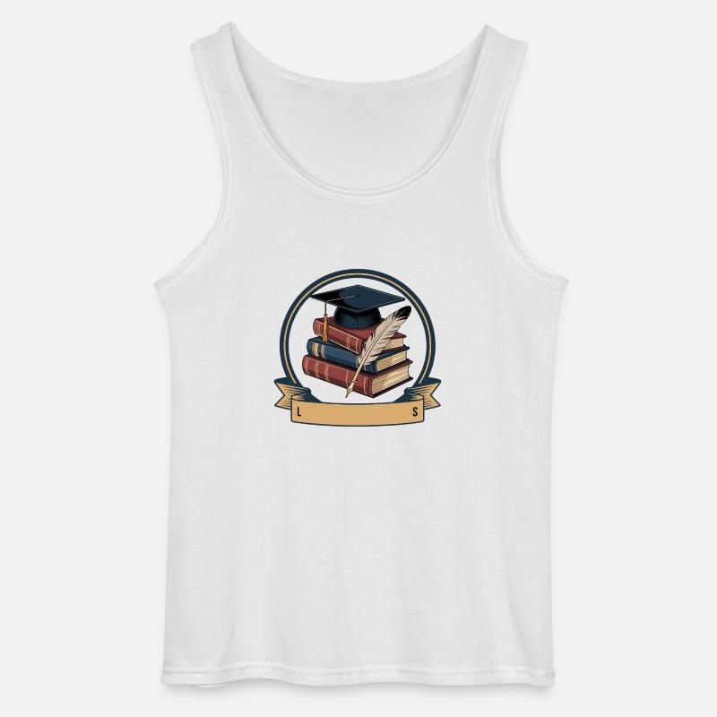 Learn Always, Lead Always - Gildan Männer Tank Top - Weiß