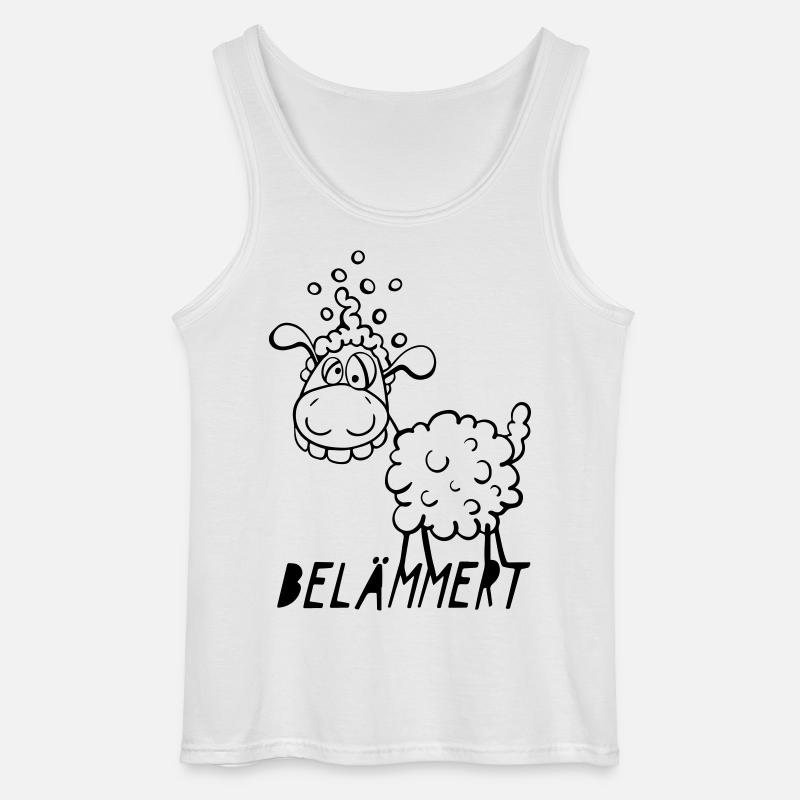 Schaf ist Belämmert - Gildan Männer Tank Top - Weiß