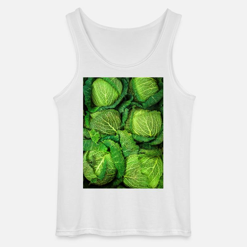 Cabbage Cabbage - Gildan Men’s Tank Top - white