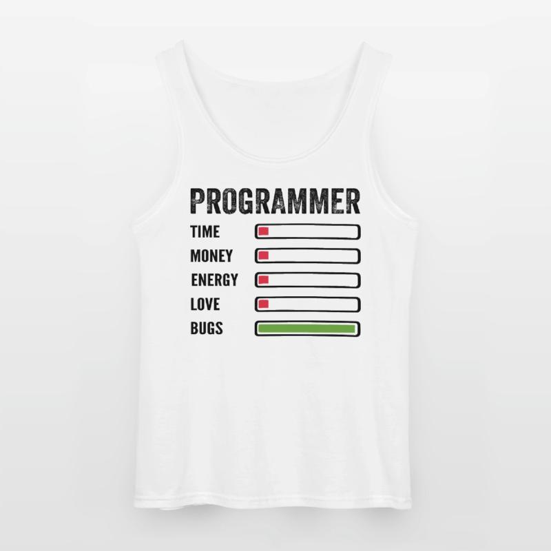 Developer Humor Programmer Coder Gildan Men’s Tank Top