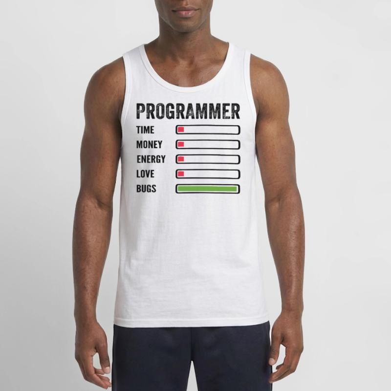 Developer Humor Programmer Coder Gildan Men’s Tank Top