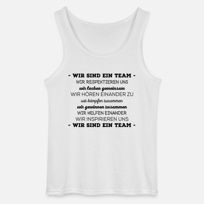 teamdeutsch - Gildan Männer Tank Top - Weiß