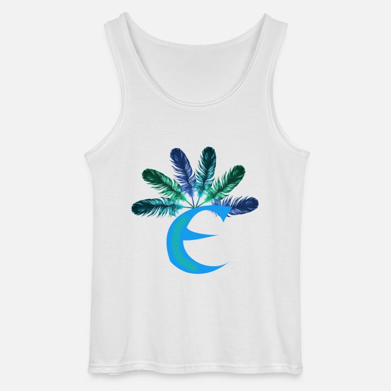 6 federn e - Gildan Männer Tank Top - Weiß