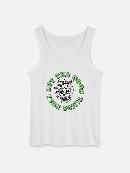 Let The Good Times Roll - Gildan Men’s Tank Top - white