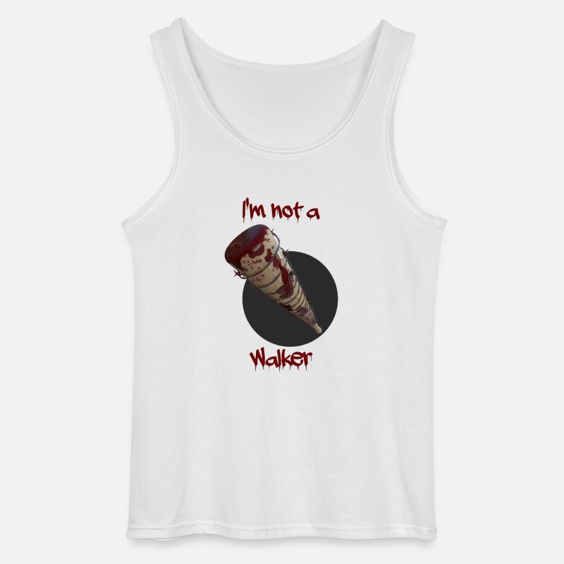 Baseballschläger mit Stacheldraht. - Gildan Männer Tank Top - Weiß