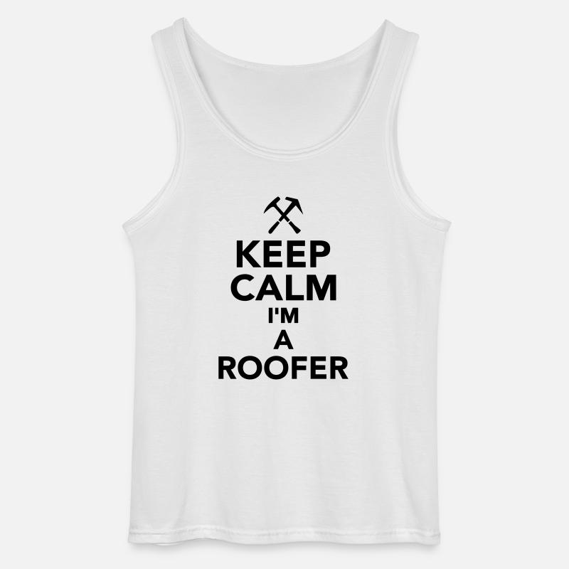 Dachdecker - Gildan Männer Tank Top - Weiß