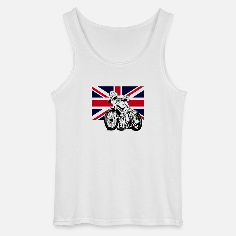 Speedway - Union Jack - Gildan Men’s Tank Top - white