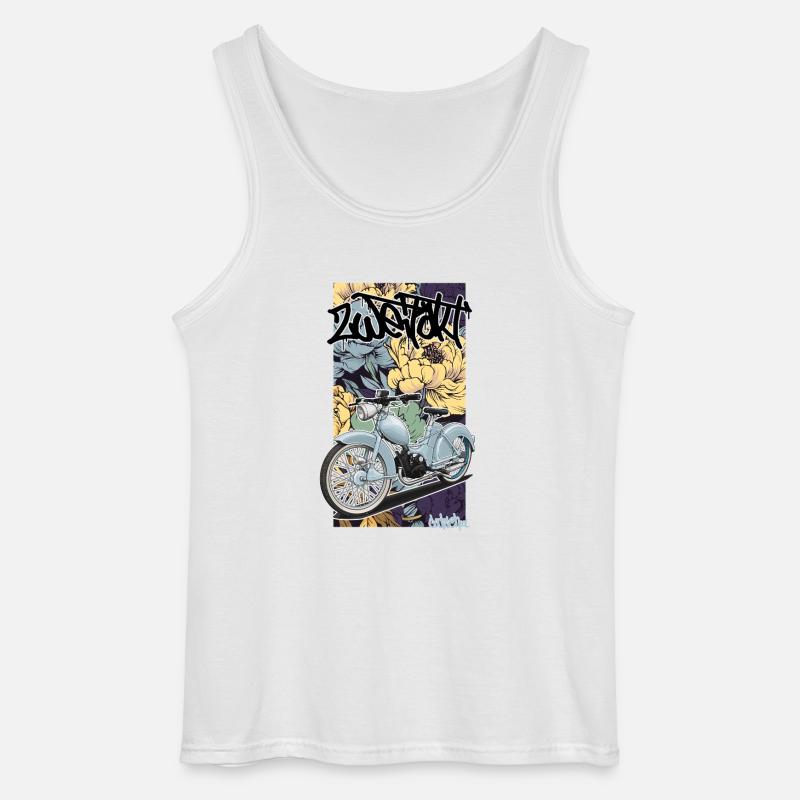 SR 2 (hellblau) // Illustration - Gildan Männer Tank Top - Weiß
