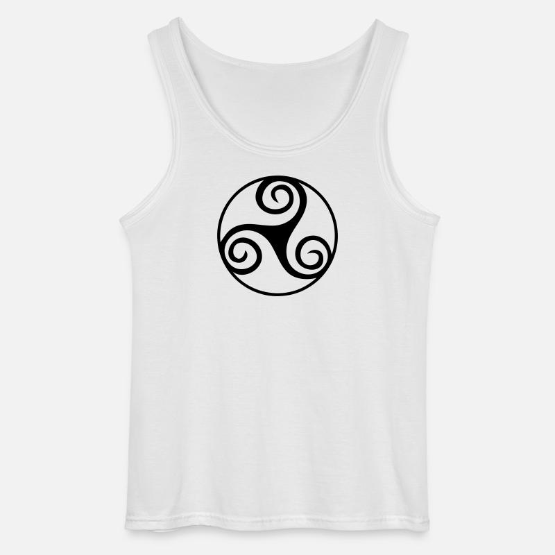triskell - Gildan Männer Tank Top - Weiß