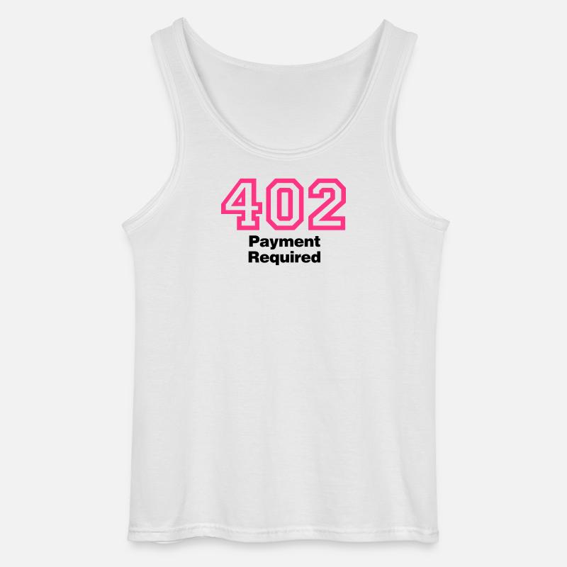 Error 402 Payment Required - Gildan Männer Tank Top - Weiß