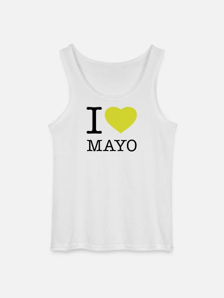 I LOVE MAYONNAISE Mayo - Gildan Men’s Tank Top - white