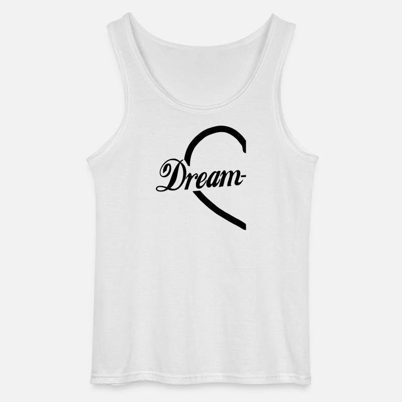 Dream-Team Herz - Gildan Männer Tank Top - Weiß