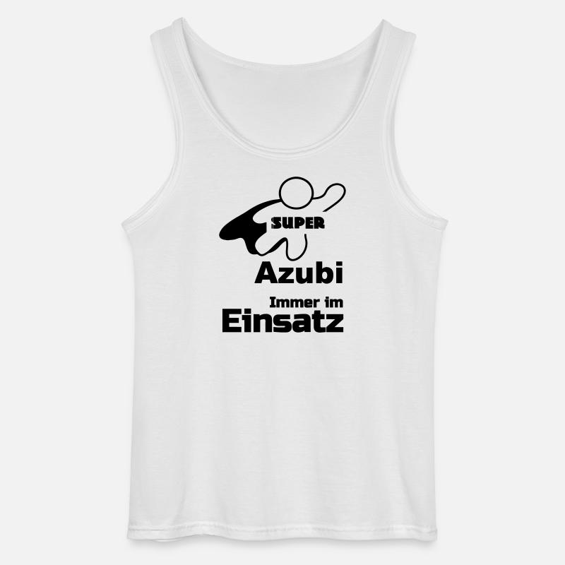 Super Azubi Geschenk - Gildan Männer Tank Top - Weiß
