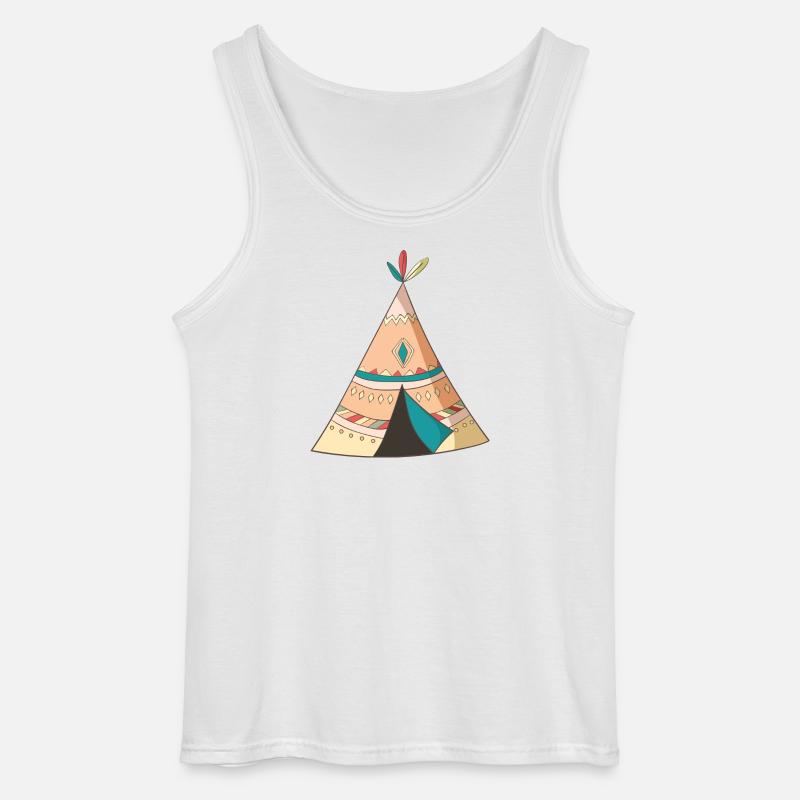 tipi - Gildan tanktop til mænd - hvid